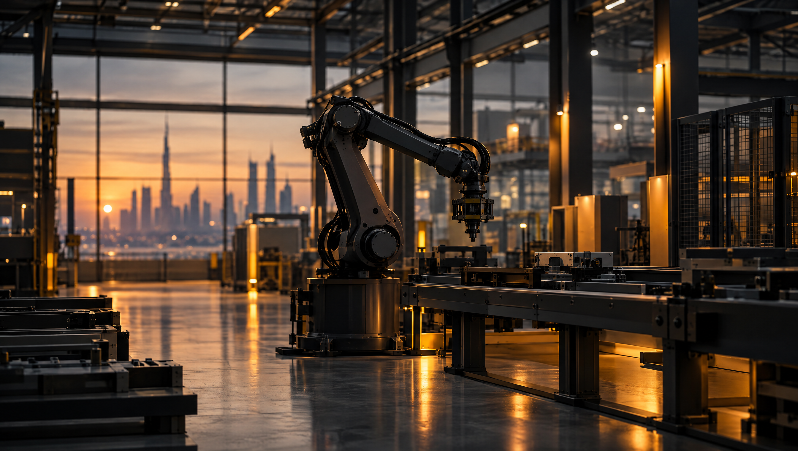 Engineering workshop atmosphere